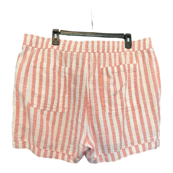 π©³π 2 FOR $30!! EUC OLD NAVY Linen Blend Shorts + White Scoop Neck T | Size XL - Picture 8 of 13